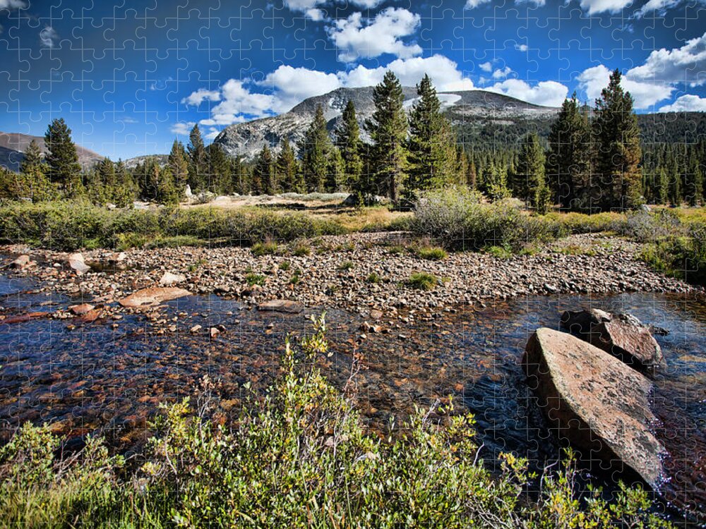 Yosemite Jigsaw Puzzle featuring the photograph Refreshment by Bonnie Bruno