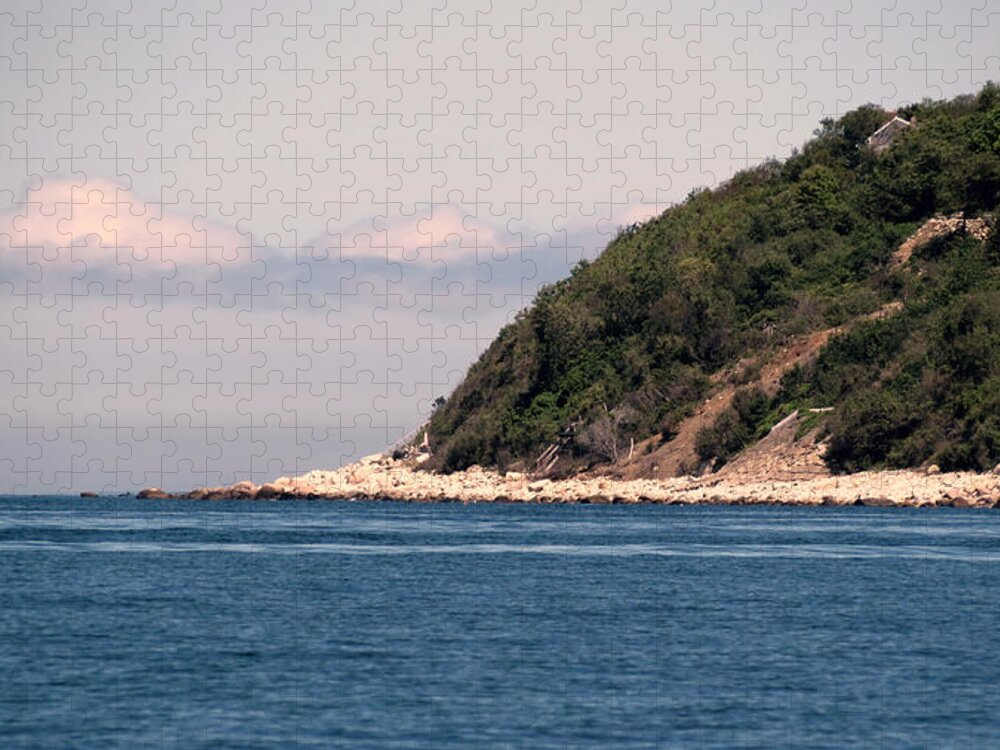 Ocean Jigsaw Puzzle featuring the photograph Rocky Hill by Janice Drew
