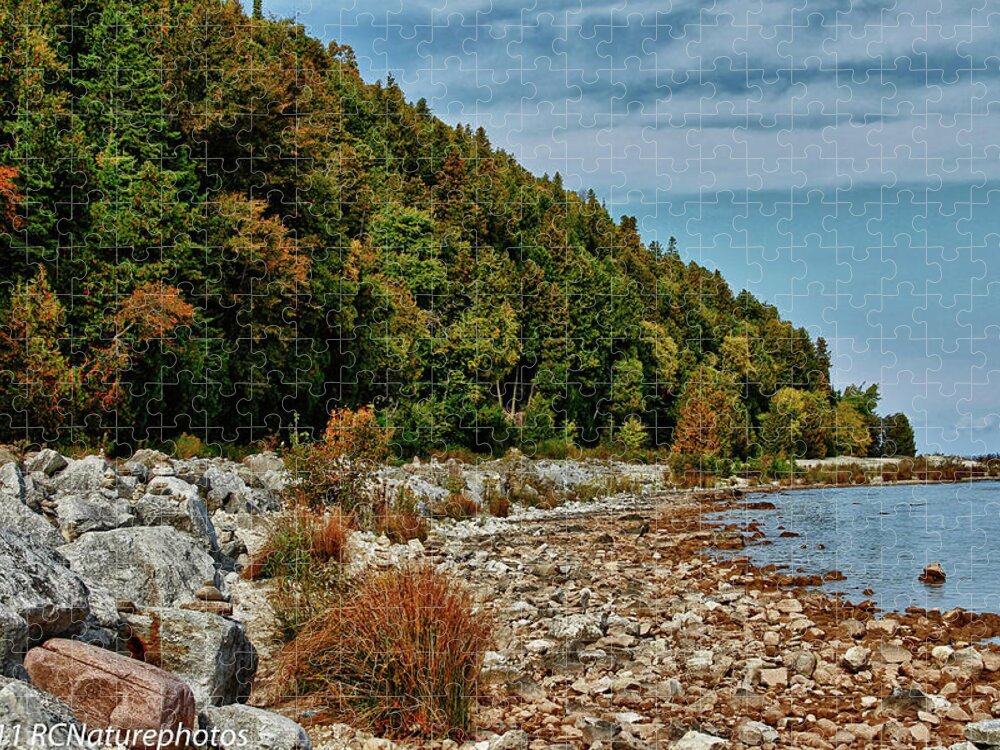 Mackinac Island Jigsaw Puzzle featuring the photograph Rocky Shores by Rachel Cohen