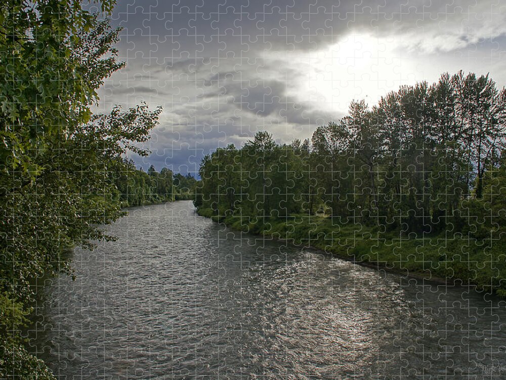 Rogue River Jigsaw Puzzle featuring the photograph Rogue River in May by Mick Anderson
