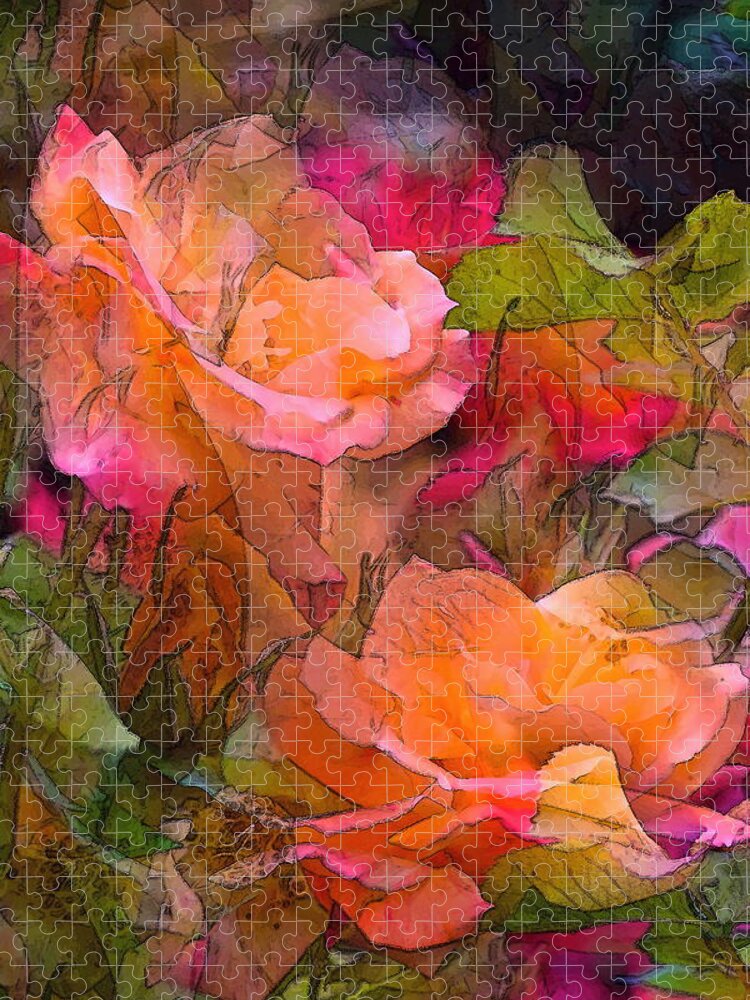 Floral Jigsaw Puzzle featuring the photograph Rose 146 by Pamela Cooper