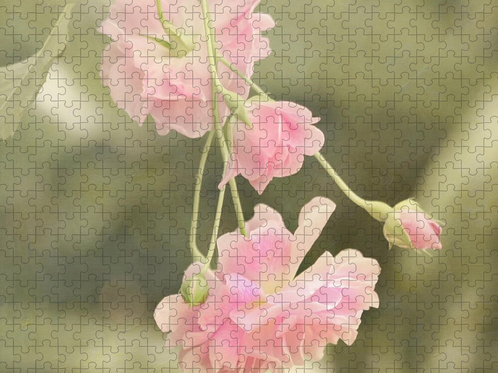 Pink Jigsaw Puzzle featuring the photograph Rose Vine by Kim Hojnacki