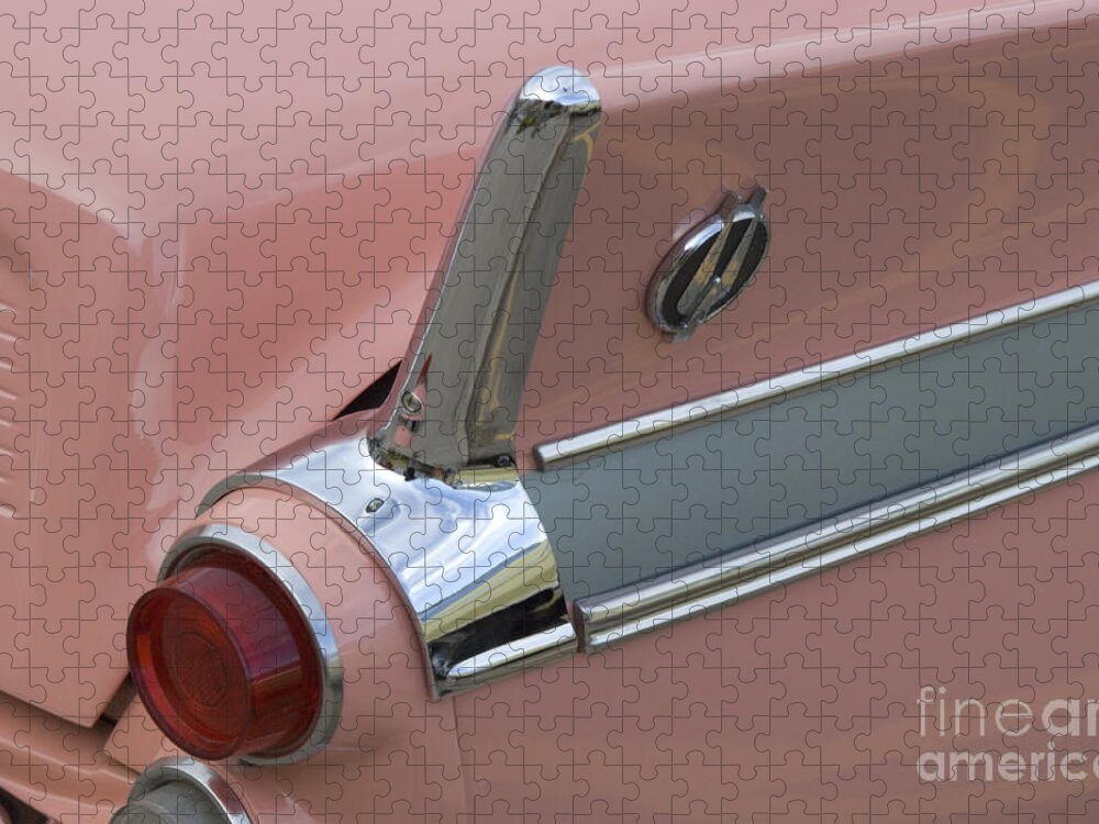 Studebaker Jigsaw Puzzle featuring the photograph Route 66 Studebaker Hawk by Bob Christopher