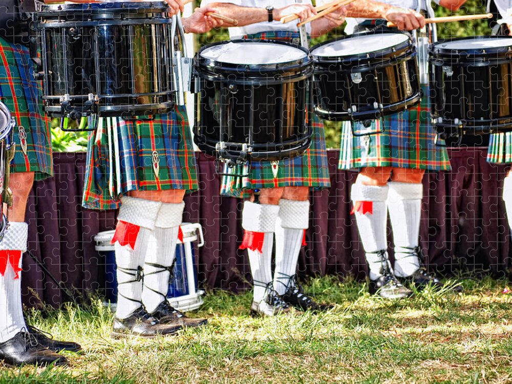Scottish Jigsaw Puzzle featuring the photograph Scottish Festival 3 by Dawn Eshelman
