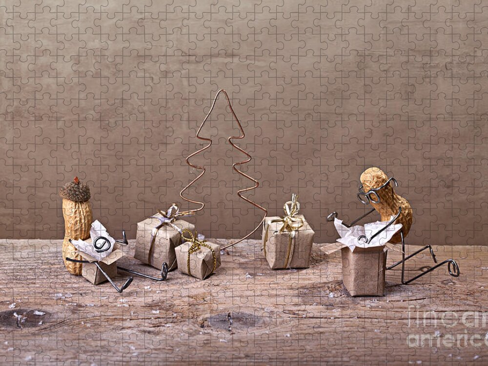 Peanut Puzzle featuring the photograph Simple Things - Christmas 08 by Nailia Schwarz