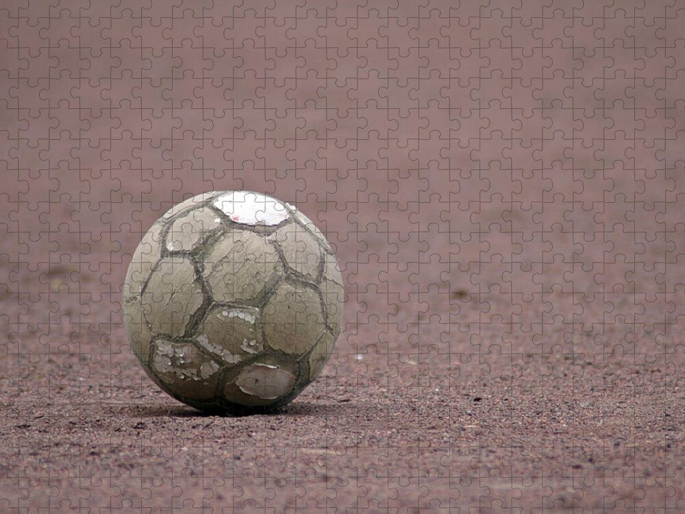 Ball Jigsaw Puzzle featuring the photograph Soccer ball by Matthias Hauser