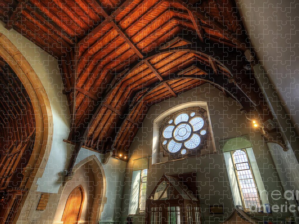 Yhun Suarez Jigsaw Puzzle featuring the photograph St John's Church - Filey by Yhun Suarez