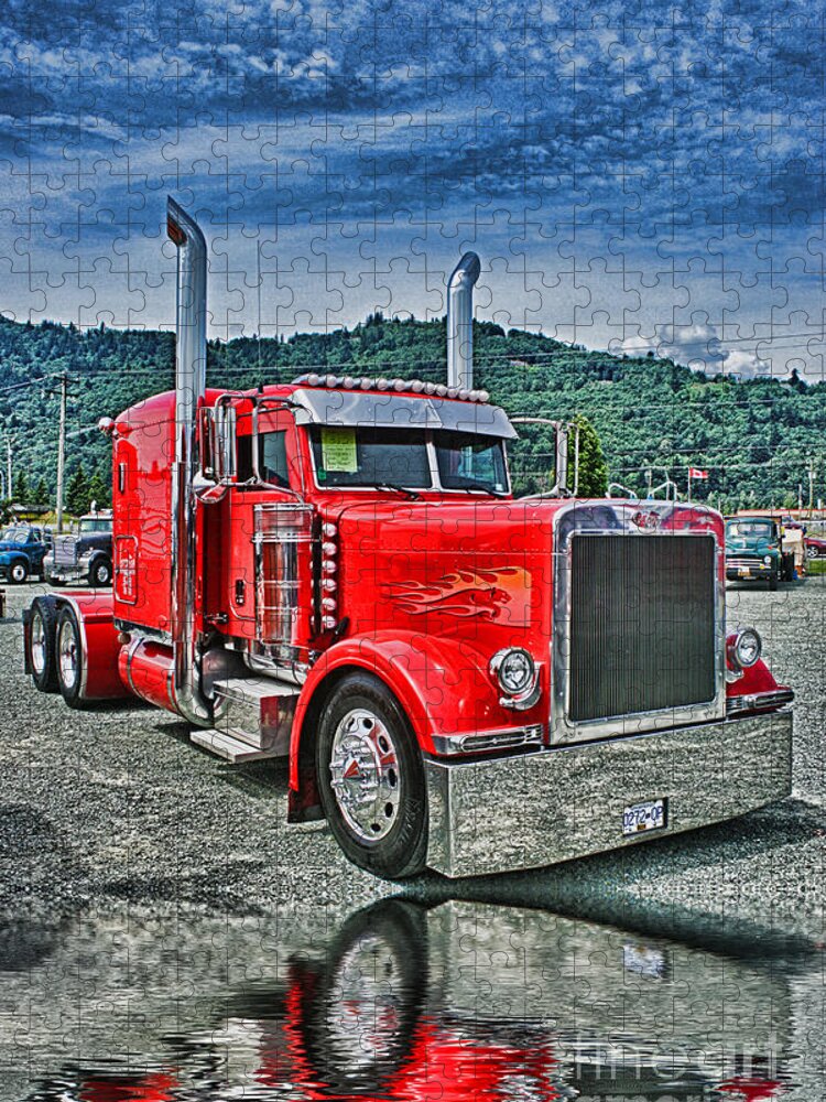 Trucks Jigsaw Puzzle featuring the photograph Storm Rider by Randy Harris