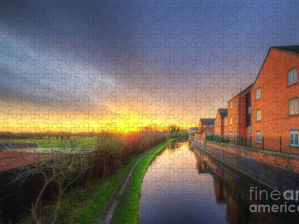  Yhun Suarez Jigsaw Puzzle featuring the photograph Suburban Sunrise 8.0 by Yhun Suarez