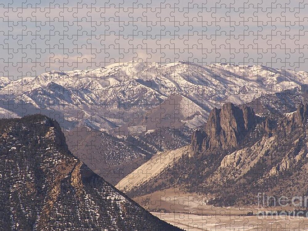 Mountains Jigsaw Puzzle featuring the photograph Sunlight Splendor by Dorrene BrownButterfield