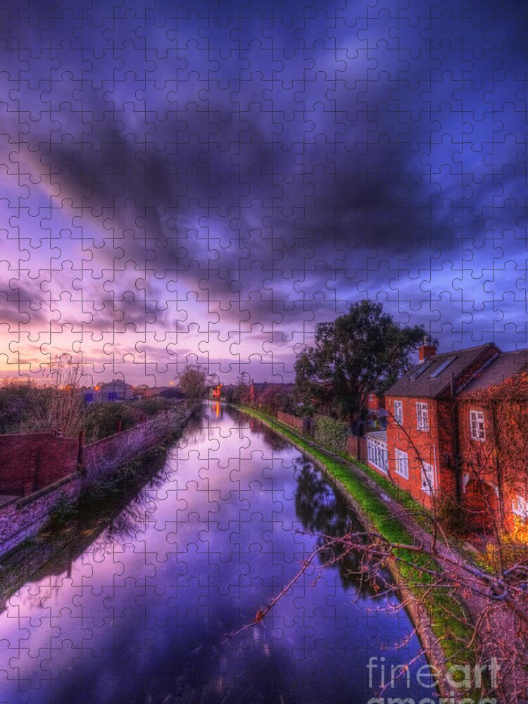 Yhun Suarez Jigsaw Puzzle featuring the photograph Sunset At Loughborough by Yhun Suarez