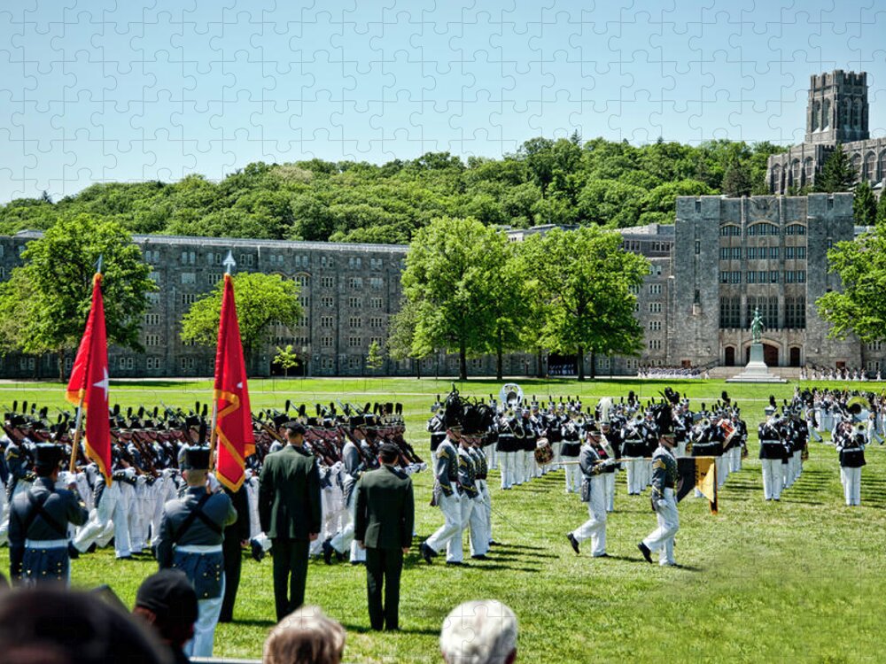 West Point Jigsaw Puzzle featuring the photograph Supe's Review by Dan McManus