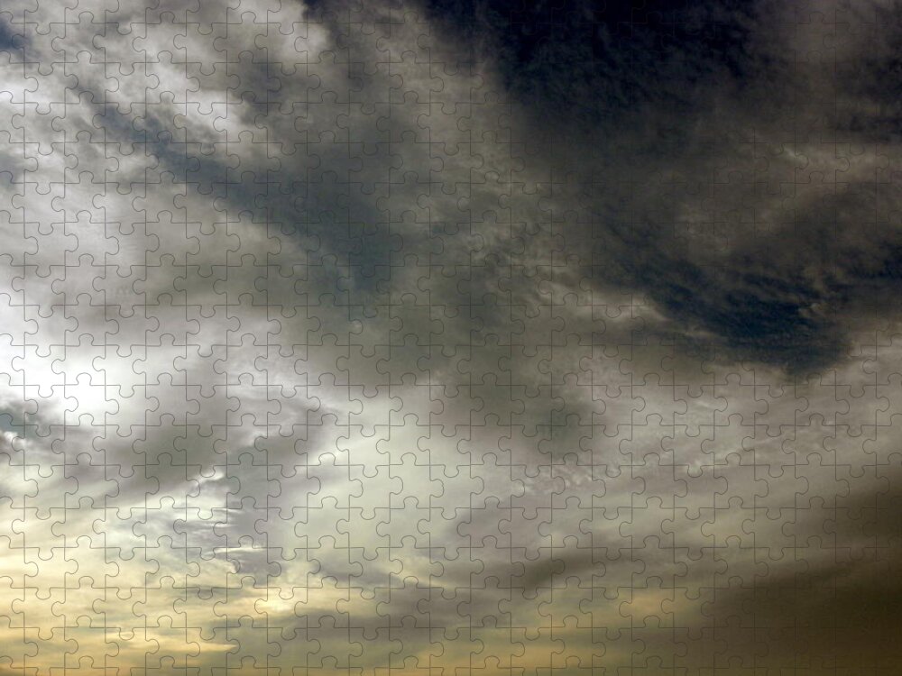 Clouds Jigsaw Puzzle featuring the photograph Swirls At Sundown by Kim Galluzzo