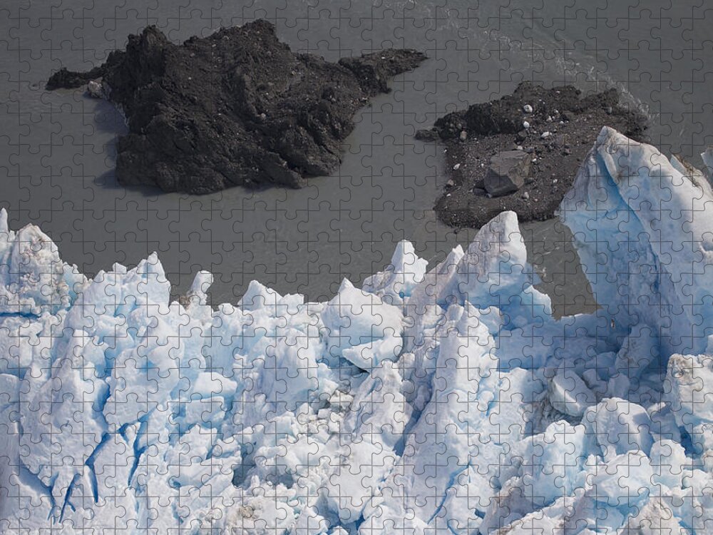 Mp Jigsaw Puzzle featuring the photograph Terminus Of Hubbard Glacier by Matthias Breiter
