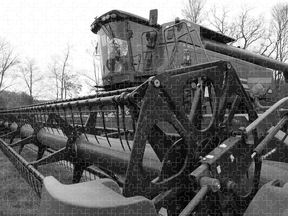 Combine Jigsaw Puzzle featuring the photograph The Harvester by Richard Reeve