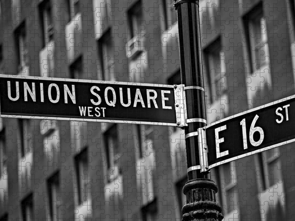 Union Square Jigsaw Puzzle featuring the photograph Union Square West by Susan Candelario
