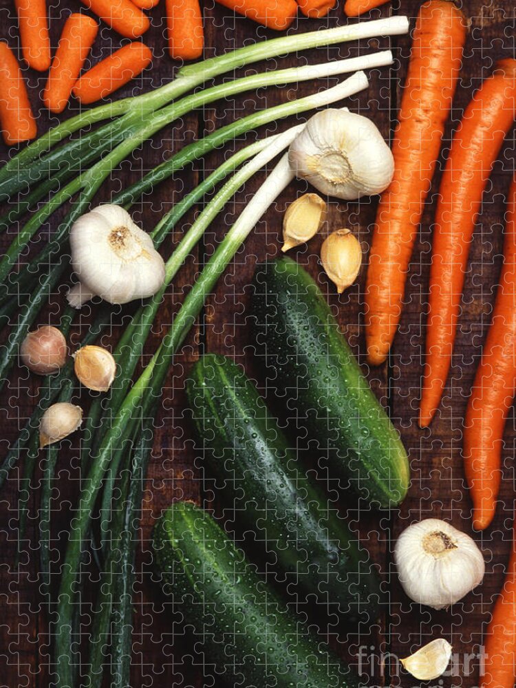 Vegetables Jigsaw Puzzle featuring the photograph Vegetables by Science Source