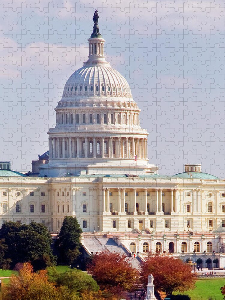  Jigsaw Puzzle featuring the photograph Washington 3 by Burney Lieberman