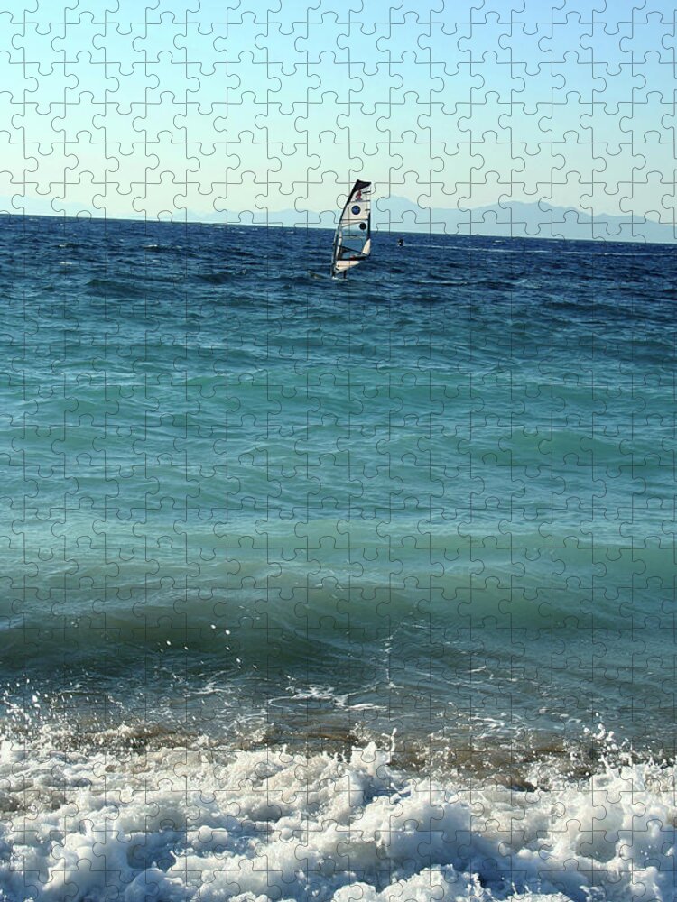 Windsurf Jigsaw Puzzle featuring the photograph Windsurf by La Dolce Vita