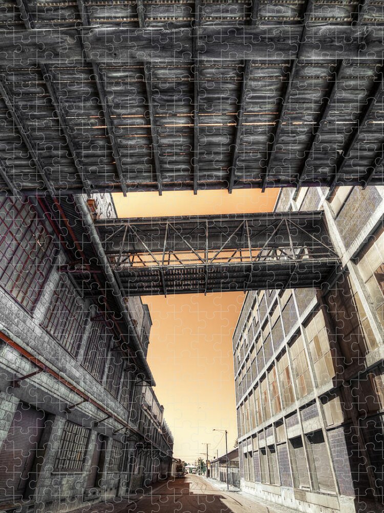 Woolstores Jigsaw Puzzle featuring the photograph Woolstores by Wayne Sherriff