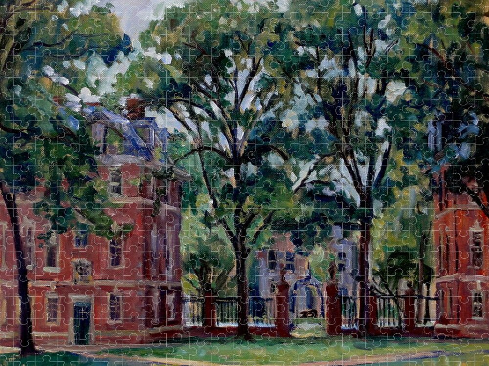 Williams College Jigsaw Puzzle featuring the painting From Williams College by Thor Wickstrom