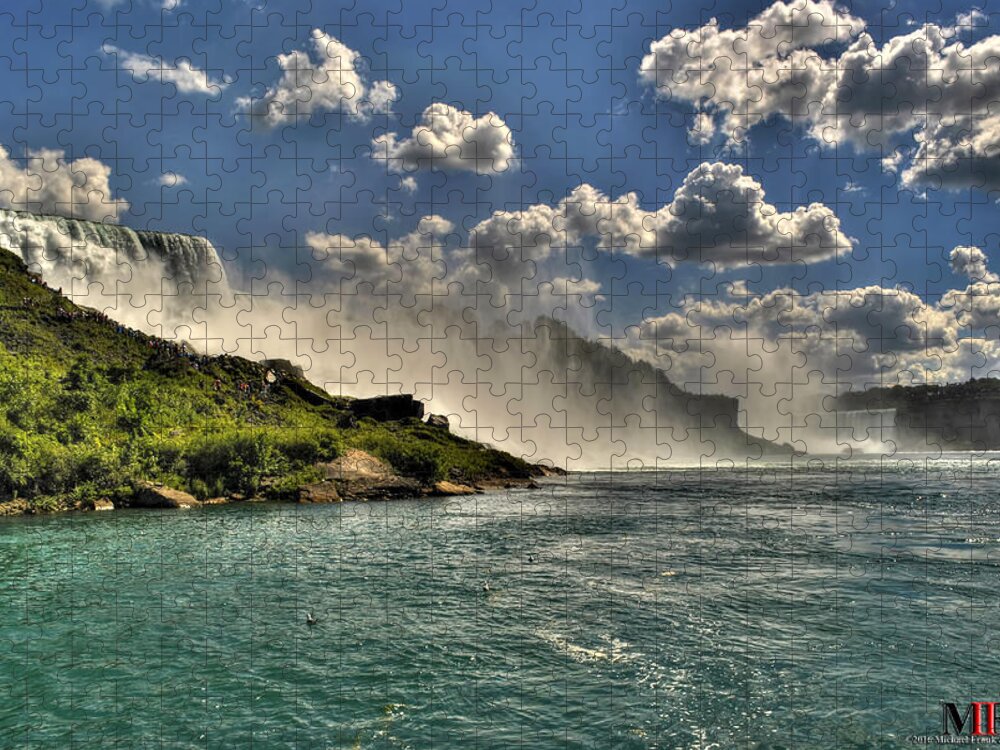 Buffalo Jigsaw Puzzle featuring the photograph 07 Niagara Falls 2016 by Michael Frank Jr