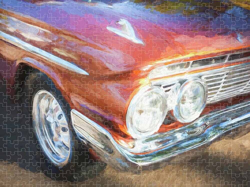 1961 Chevrolet Impala Jigsaw Puzzle featuring the photograph 1961 Chevrolet Impala SS by Rich Franco