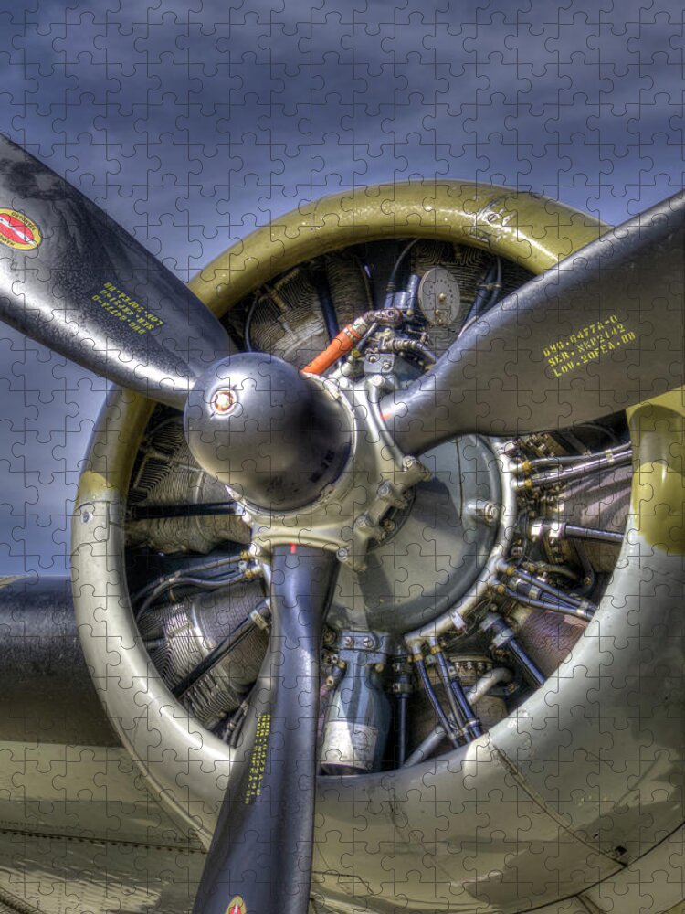 B-17 Bomber Wwii Jigsaw Puzzle featuring the photograph B-17 #2 by Joe Palermo