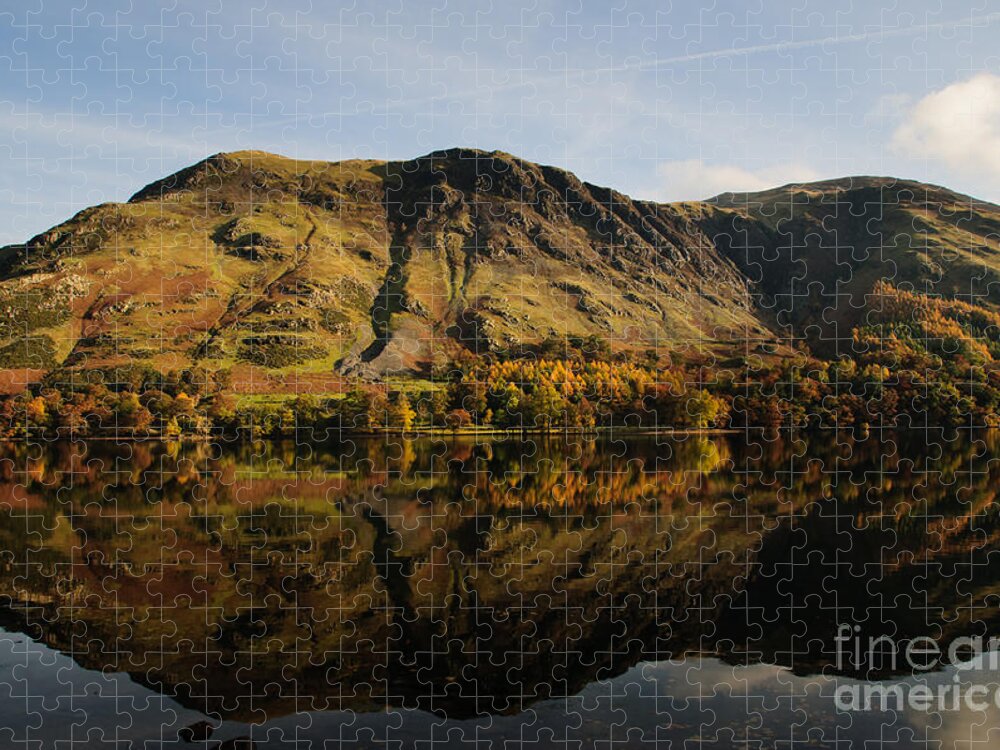 Buttermere Lake Jigsaw Puzzle featuring the photograph Buttermere #1 by Smart Aviation
