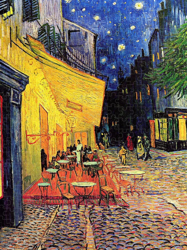 Quality Jigsaw Puzzles 1000 Pieces for Adults Van Gogh Cafe Terrace At Night 