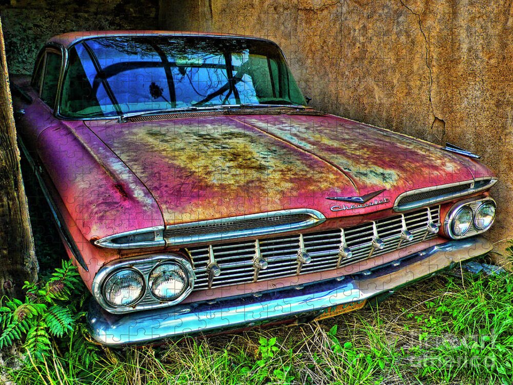 Chevrolet Jigsaw Puzzle featuring the photograph Classic Chevy #1 by Charlene Mitchell