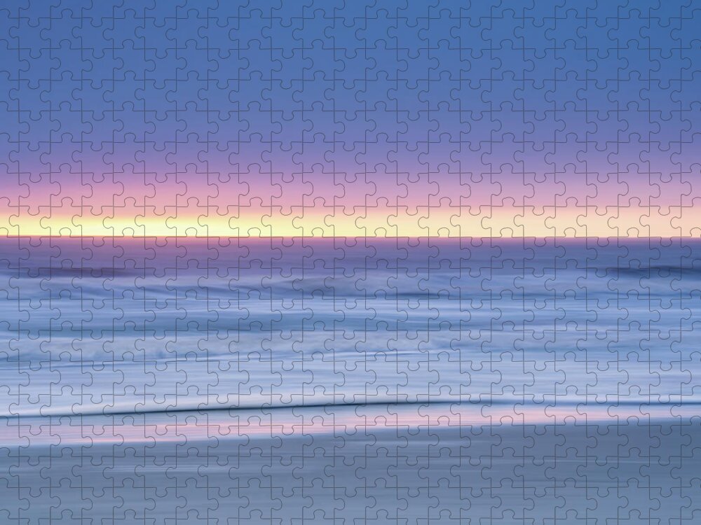 Blue Jigsaw Puzzle featuring the photograph Cumberland Sunrise, Cumberland Island, Georgia #1 by Dawna Moore Photography