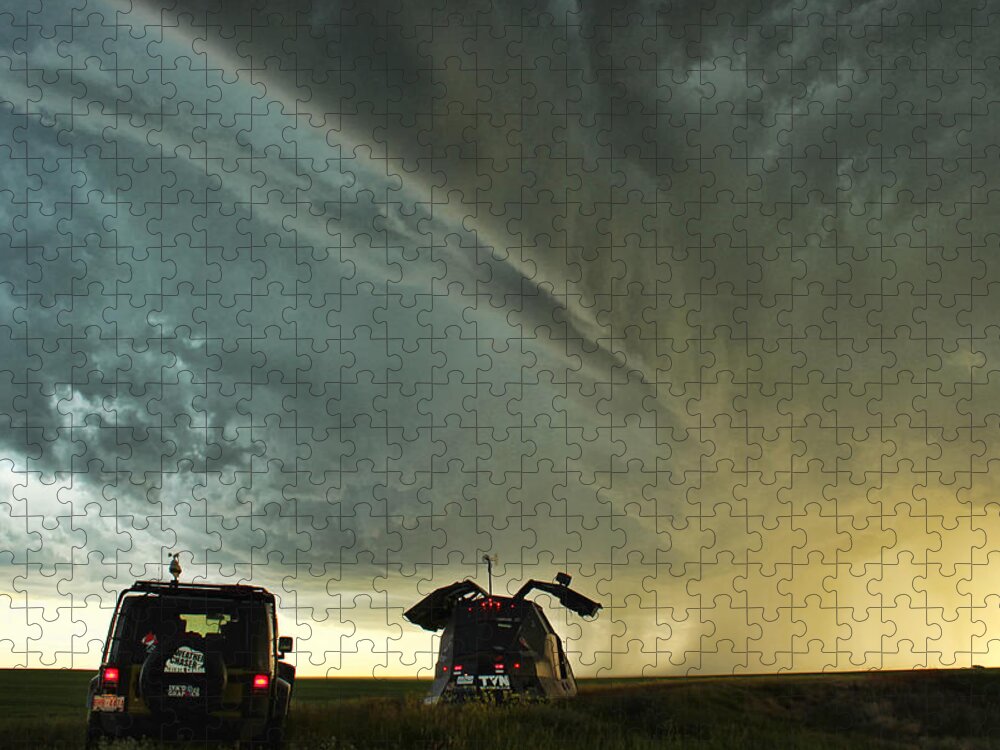 Clouds Jigsaw Puzzle featuring the photograph Dominating the Storm #2 by Ryan Crouse