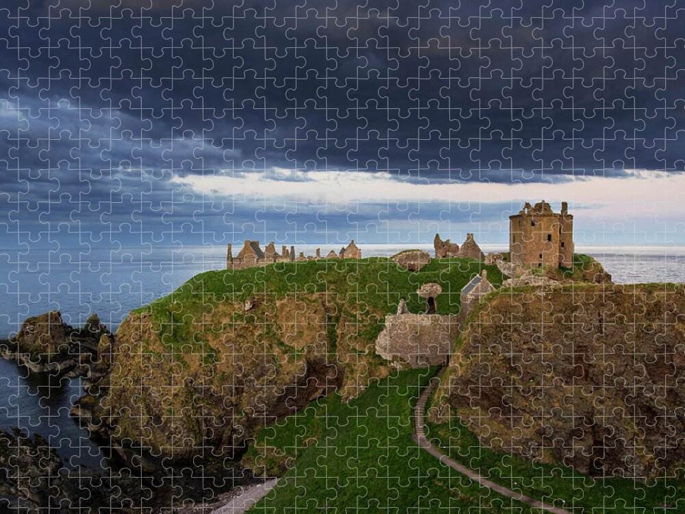 Dunnottar Castle Jigsaw Puzzle featuring the photograph Dunnottar Castle #1 by Arterra Picture Library