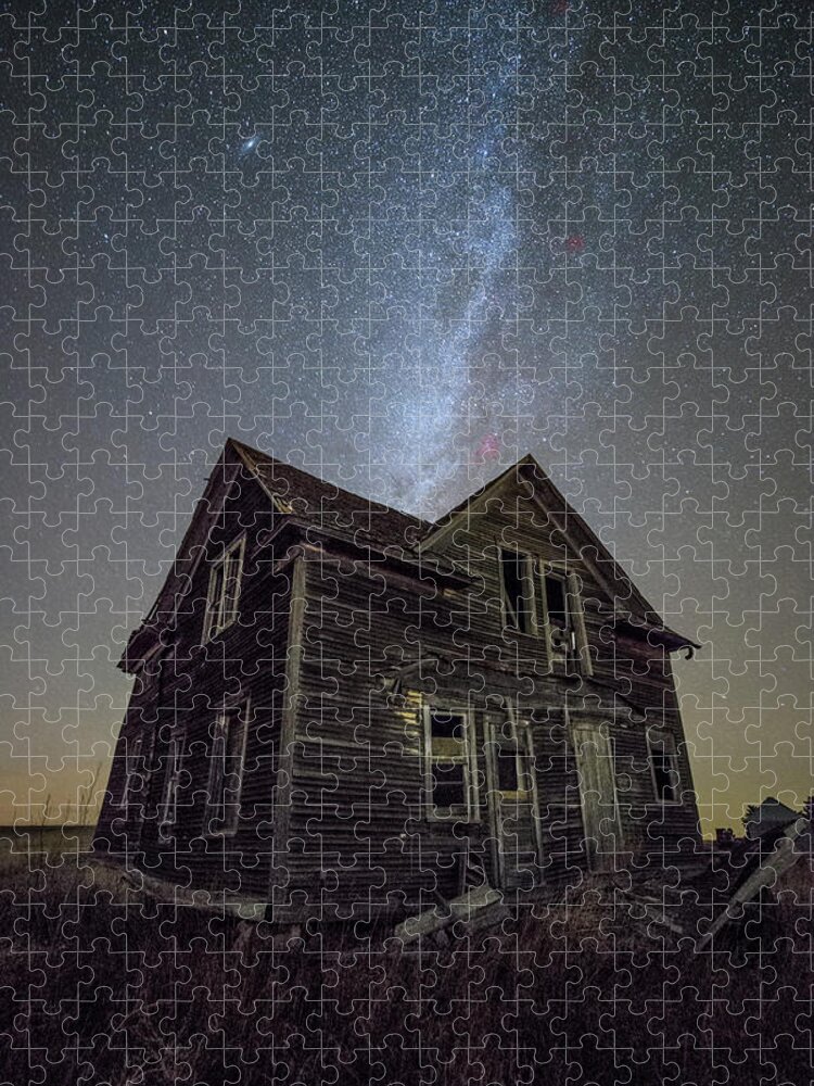 Milky Way Jigsaw Puzzle featuring the photograph Epiphany #1 by Aaron J Groen
