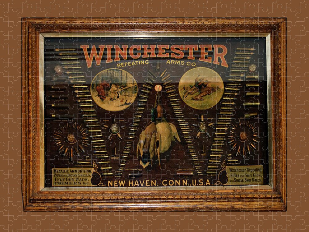 Winchester Bullet Board Repeating Arms Advertisement Nostalgic Tin Metal Sign 