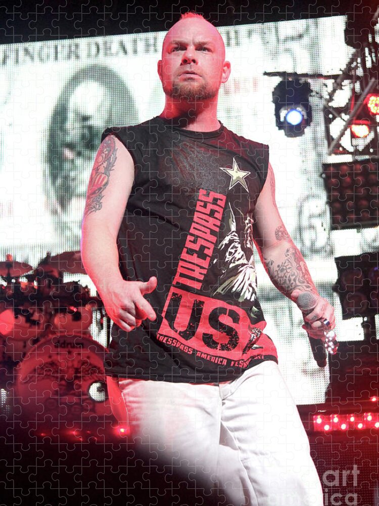 FIVE FINGER DEATH PUNCH LARGE 35"x25" MOSAIC  POSTER OR ONE A4  PRINT Ivan Moody 
