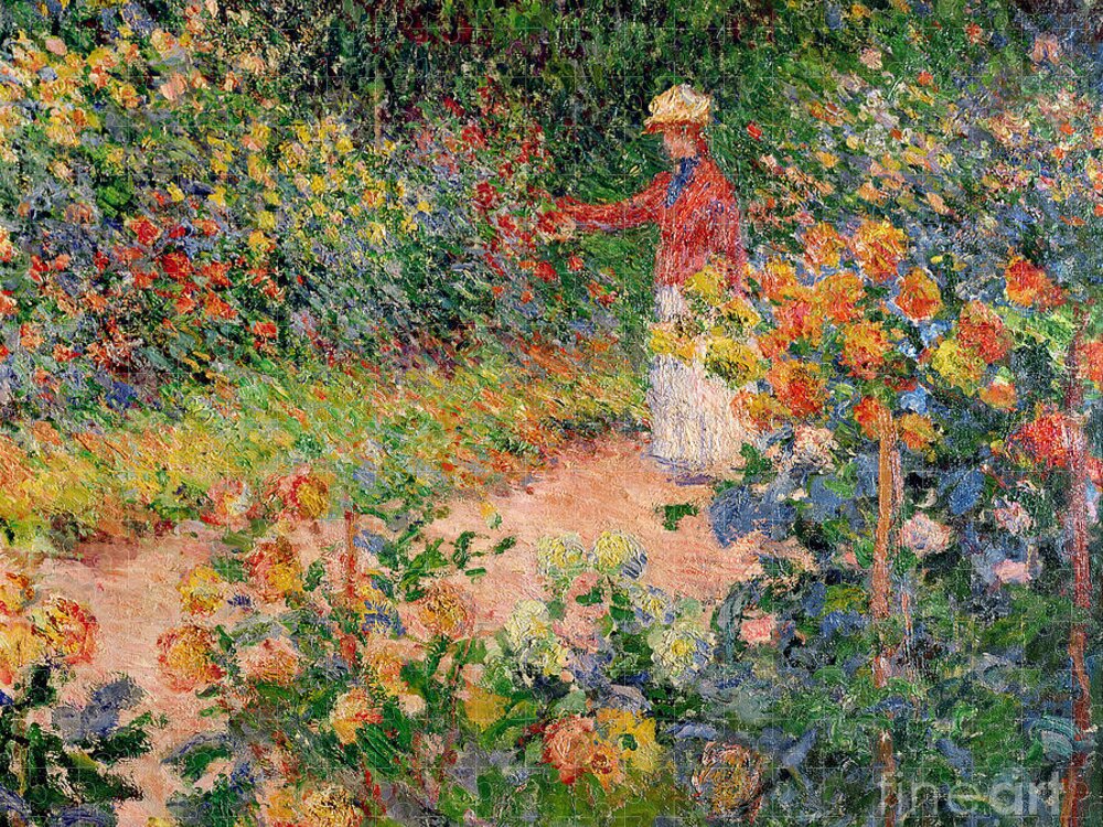 Monet''s Garden by Claude Monet Hard Hundred Jigsaw 100 Piece Kids Puzzle 
