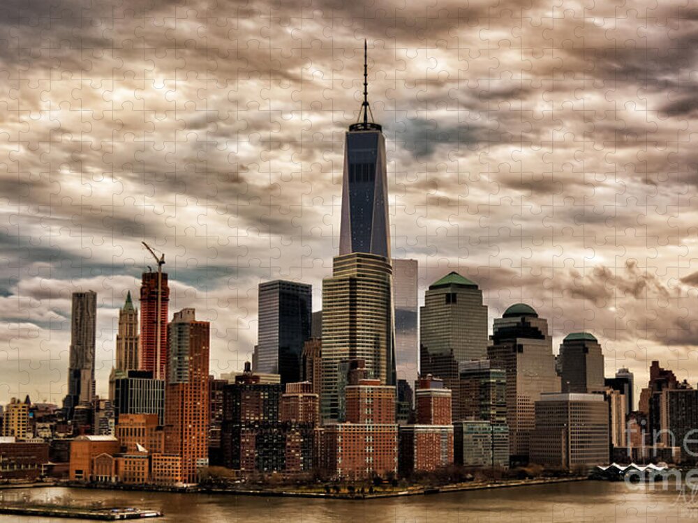 Nyc Jigsaw Puzzle featuring the photograph Gotham City by Alissa Beth Photography
