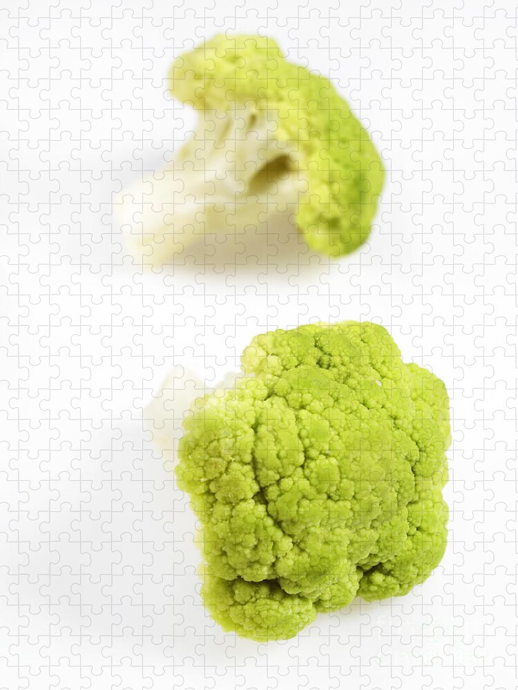 Botany Jigsaw Puzzle featuring the photograph Green Cauliflower #1 by Gerard Lacz