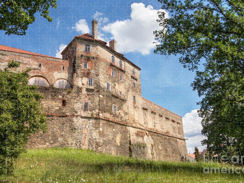 Czech Jigsaw Puzzle featuring the photograph Horsovsky Tyn Castle #1 by Michal Boubin