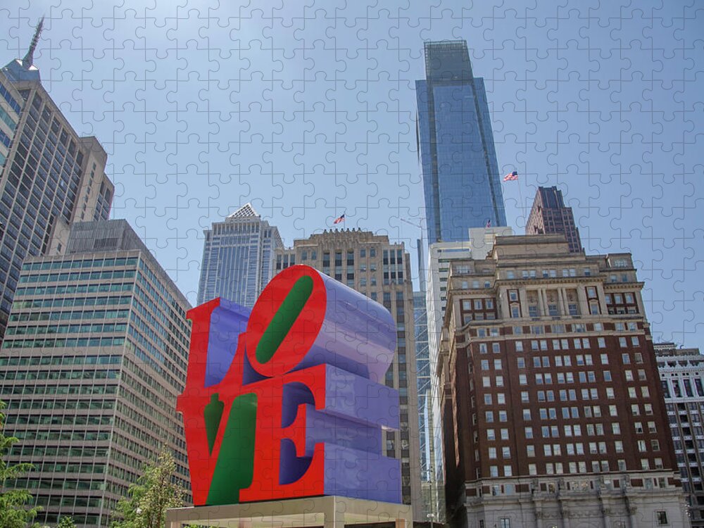 Love Jigsaw Puzzle featuring the photograph In Love with Philadelphia #1 by Bill Cannon