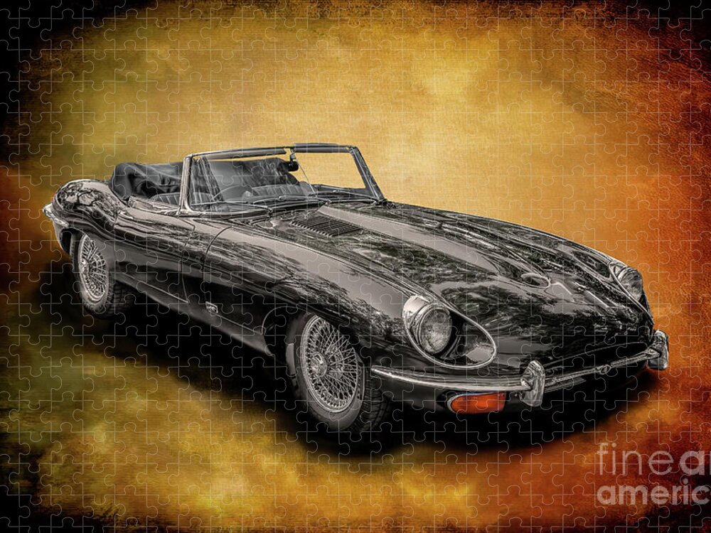 Jag Jigsaw Puzzle featuring the photograph Jaguar E-Type #1 by Adrian Evans