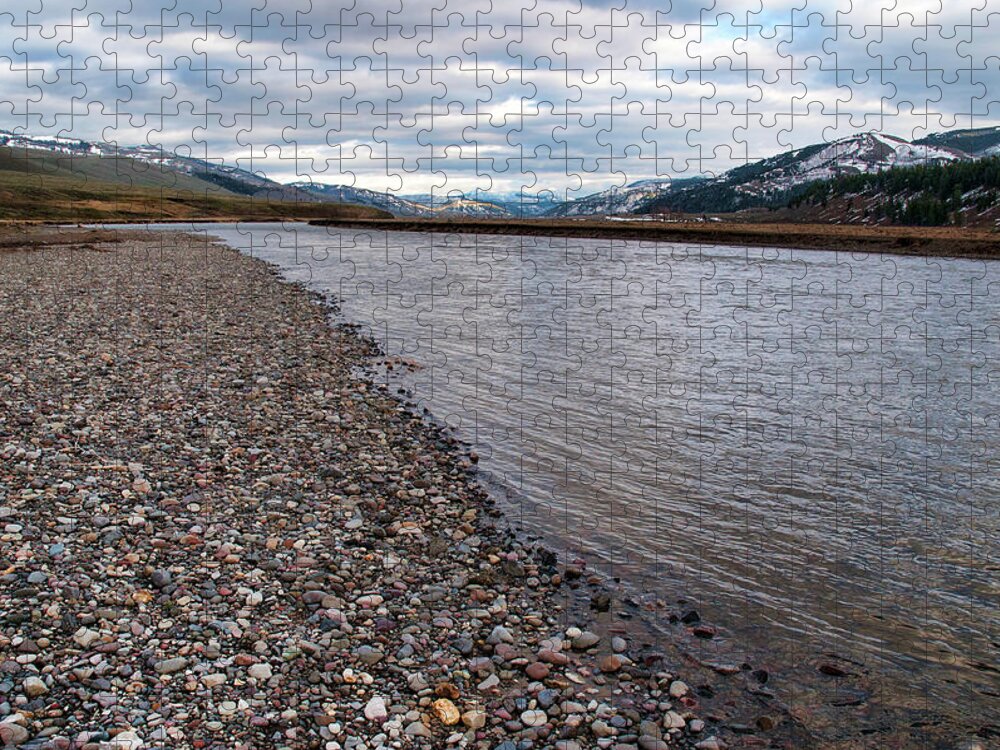 Lamar Jigsaw Puzzle featuring the photograph Lamar River #1 by Steve Stuller