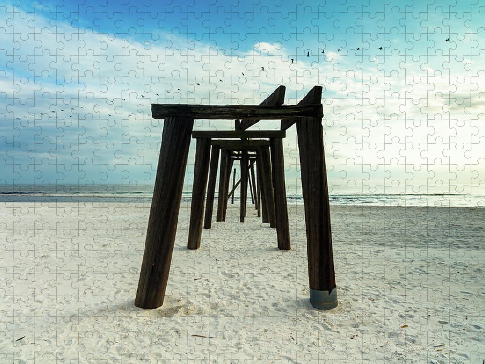 Gulf Of Mexico Jigsaw Puzzle featuring the photograph Life of a Pier II by Raul Rodriguez