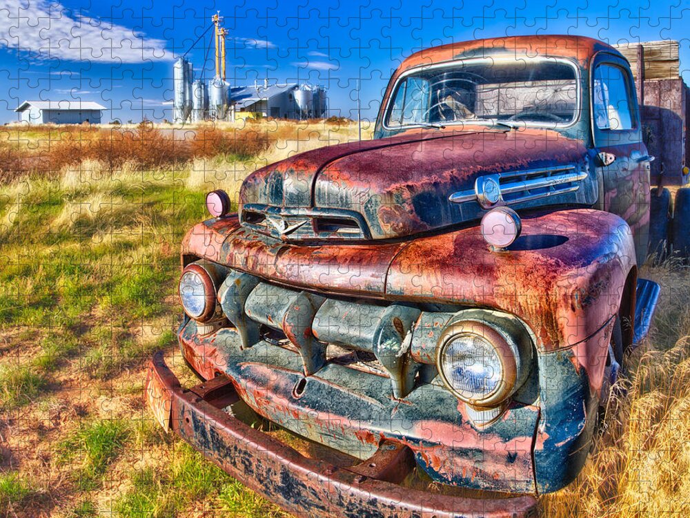 Ford Jigsaw Puzzle featuring the photograph Looking for work #1 by Daniel George