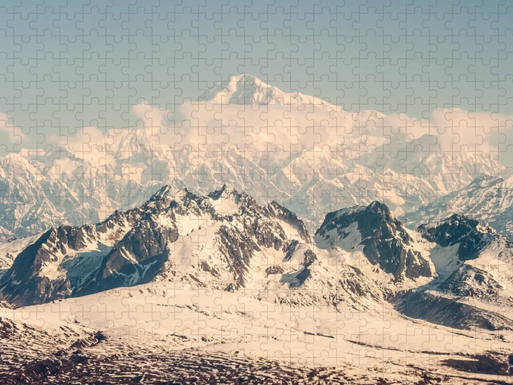 Alaska Jigsaw Puzzle featuring the photograph Alaska, Mt Denali by Charles McCleanon