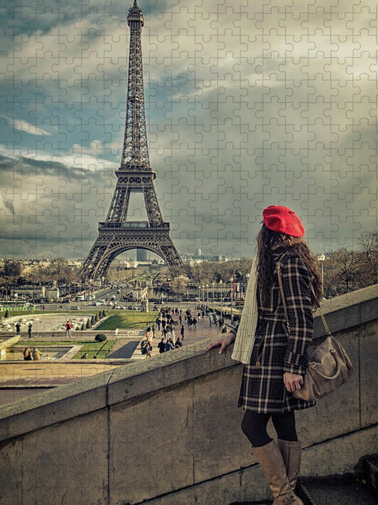 Paris Jigsaw Puzzle featuring the photograph Parisien #2 by Pablo Lopez