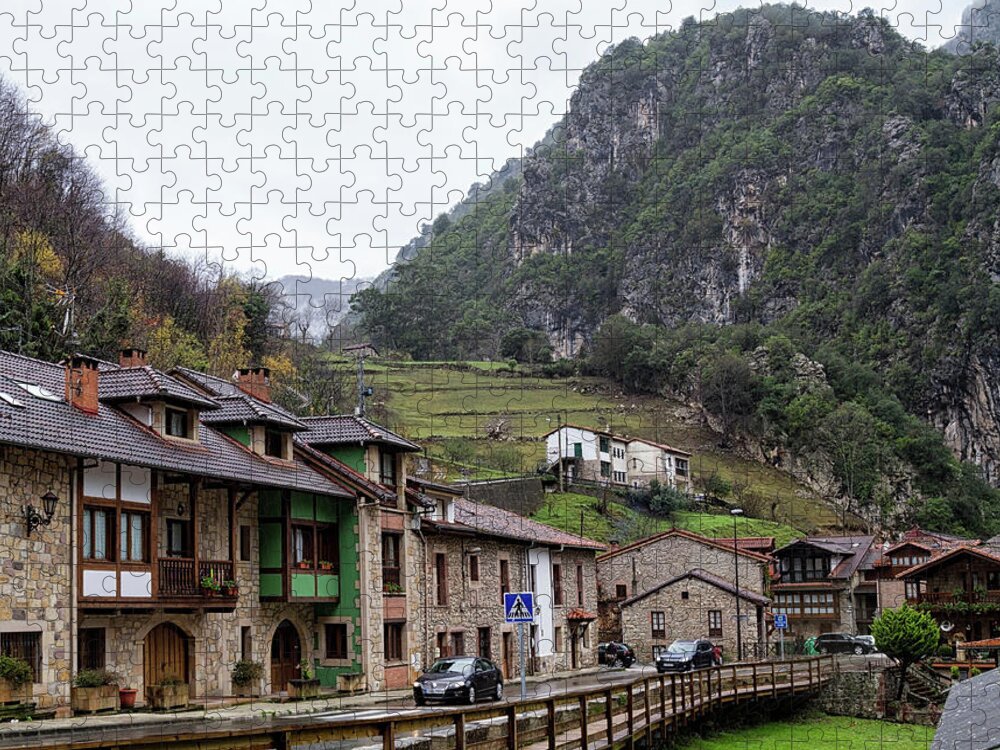 Spain Jigsaw Puzzle featuring the photograph Picos de Europa #1 by Shirley Mitchell