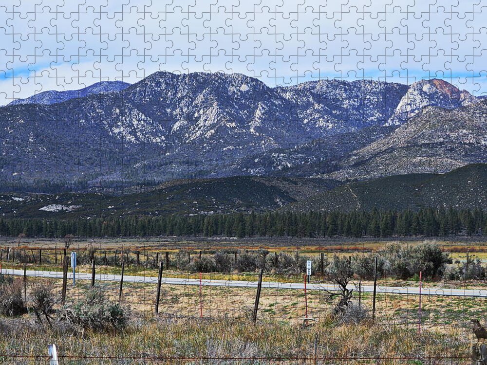 San Jacinto Mountains Jigsaw Puzzle featuring the photograph San Jacinto Mountains - California by Glenn McCarthy Art and Photography